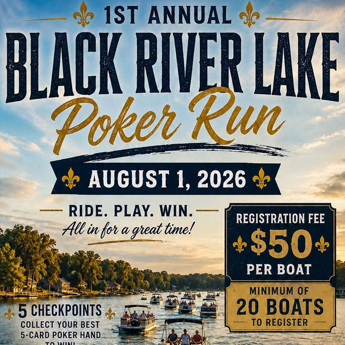 Black River Lake Poker Run boating event
