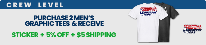 Crew Level — Buy 2 T-ShirtS Get 1 Free Sticker + 5% Off