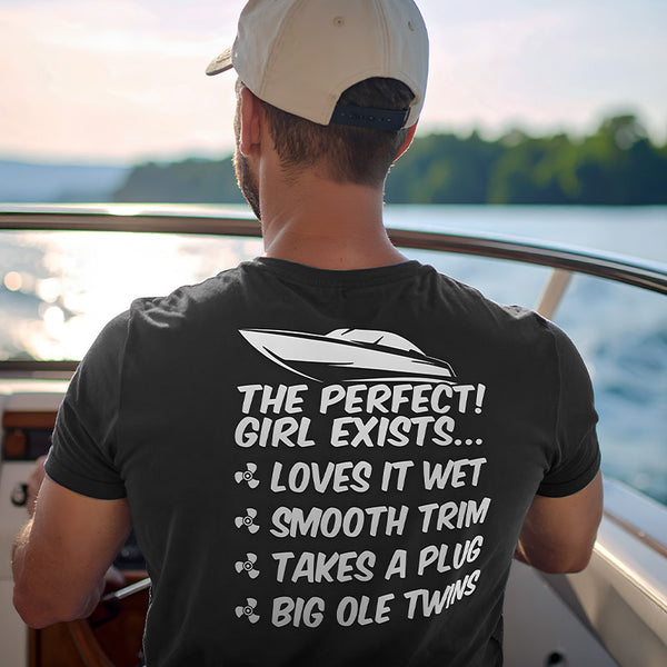 Perfect Girl Exists Boating T-shirt