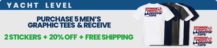 Admiral Level — Buy 5 T-Shirts Get $35 Off + 2 Free Stickers & Shipping