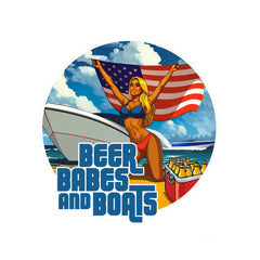 Beers - Babes - Boats –  Men's Performance Boating T-Shirt