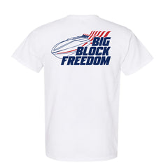 Big Block Freedom –  Men's Performance Boating T-Shirt