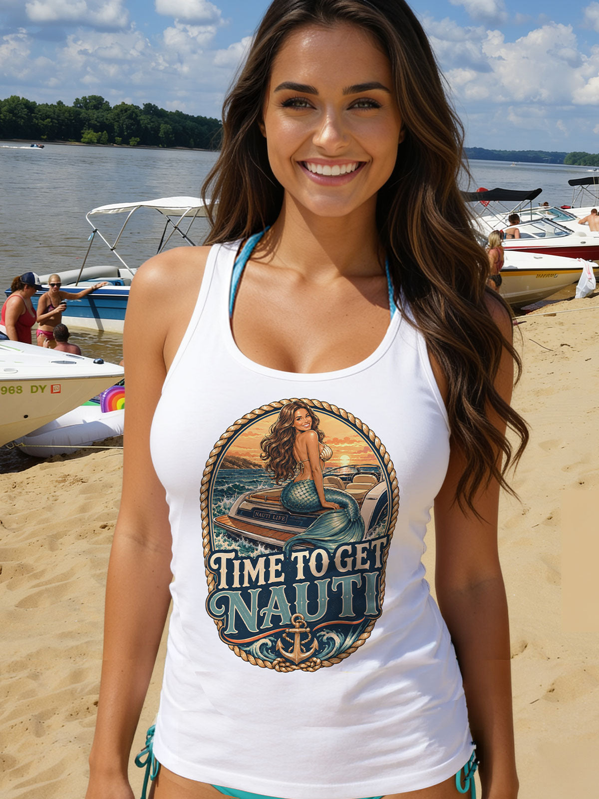 Personalized Custom Mermaid - Tank Top