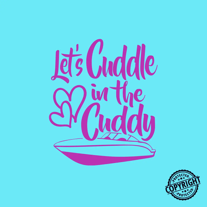 Let's Cuddle in the Cuddy Racer Back Tank Top - Roostertails