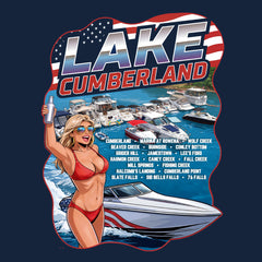 LAKE CUMBERLAND 2026 –  Men's Performance Boating T-Shirt