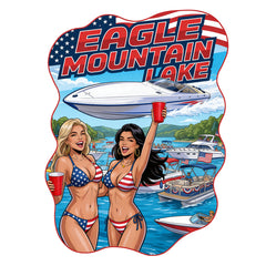 EAGLE MOUNTAIN LAKE 2026 –  Men's Performance Boating T-Shirt