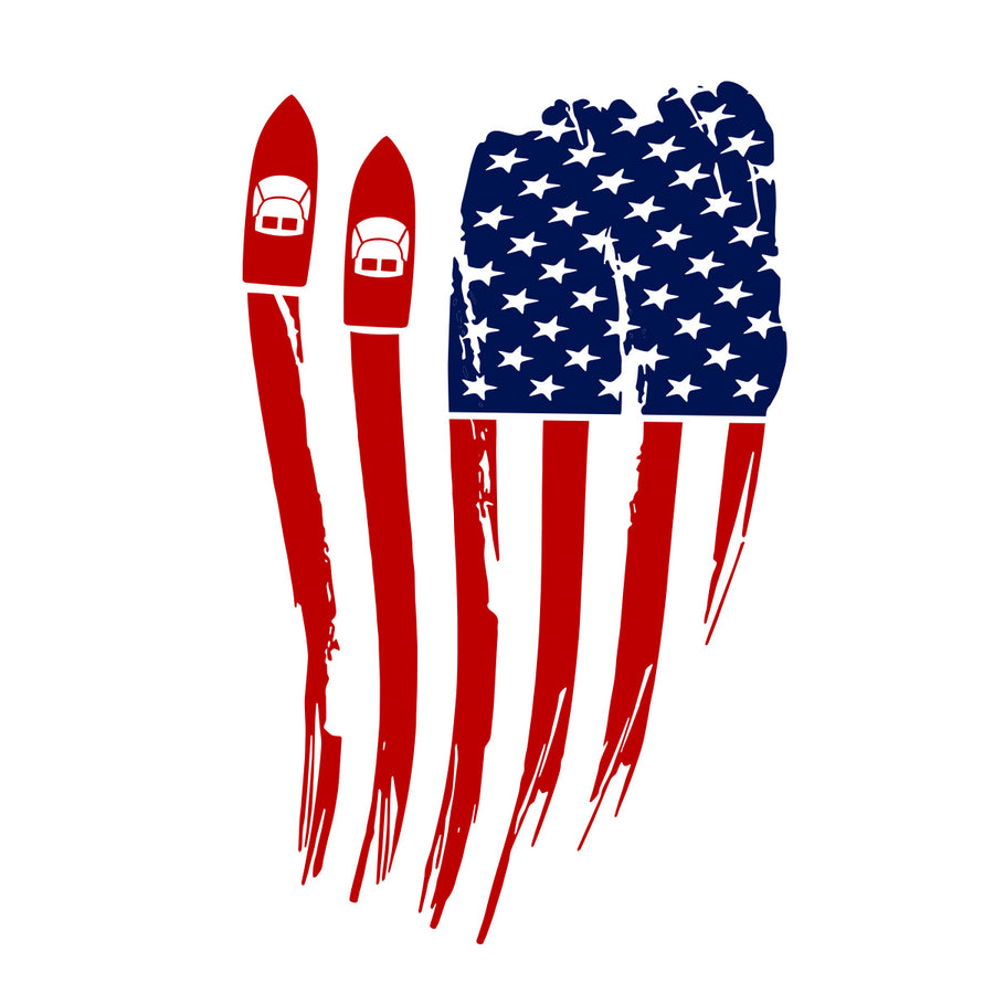 Flyby Flag –  Men's Performance Boating T-Shirt