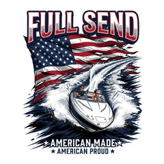 Full Send –  Men's Performance Boating T-Shirt