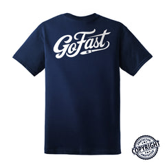 GO FAST –  Men's Performance Boating T-Shirt