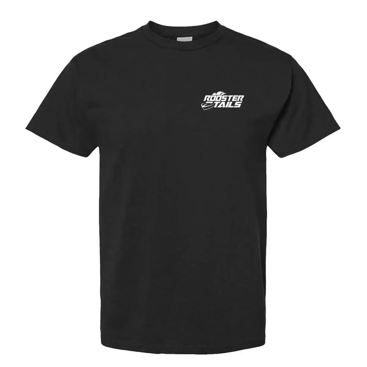 RoosterTails T-Shirt Charcoal - Front