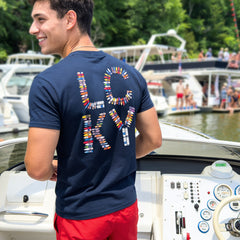 LCKY RAFT UP – Lake Cumberland Men's Performance Boating T-Shirt
