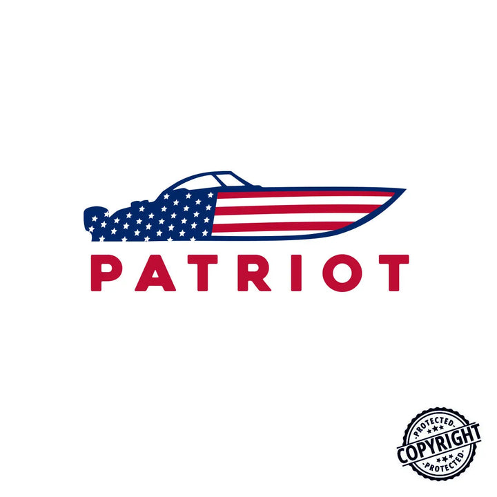 Patriot Power Boating T-Shirt - Roostertails