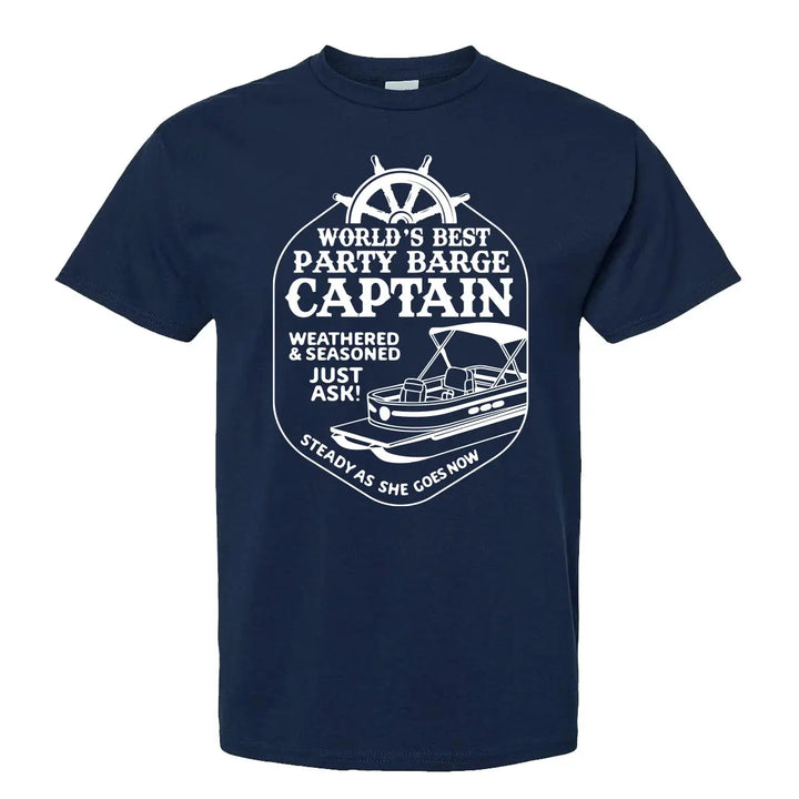 Party Barge Captain Boating T-Shirt - Roostertails