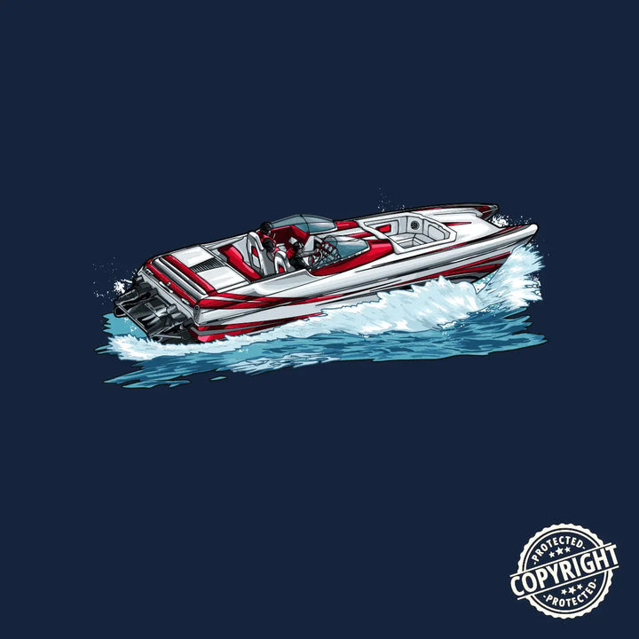 Pure Power - Boating Tshirt Design