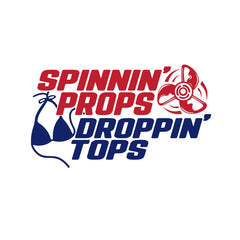 Spinnin' Props n Droppin' Tops –  Men's Performance Boating T-Shirt