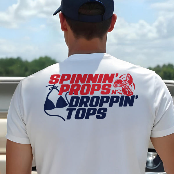 Spinnin' Props and Droppin' Tops Boating Shirt