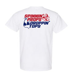 Spinnin' Props n Droppin' Tops –  Men's Performance Boating T-Shirt