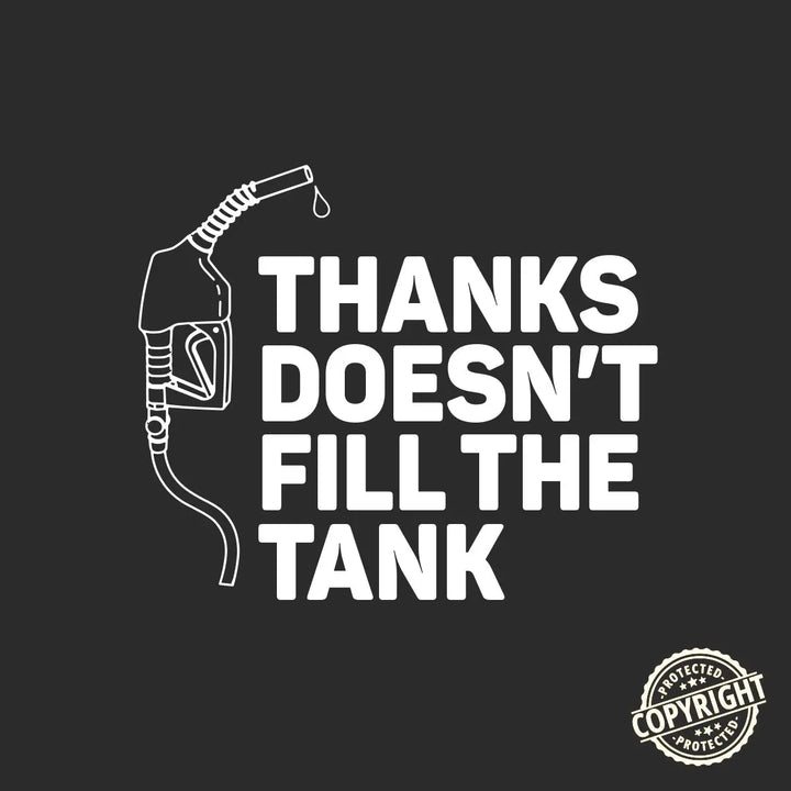Thanks Doesn't Fill the Tank Boating T-Shirt - Roostertails