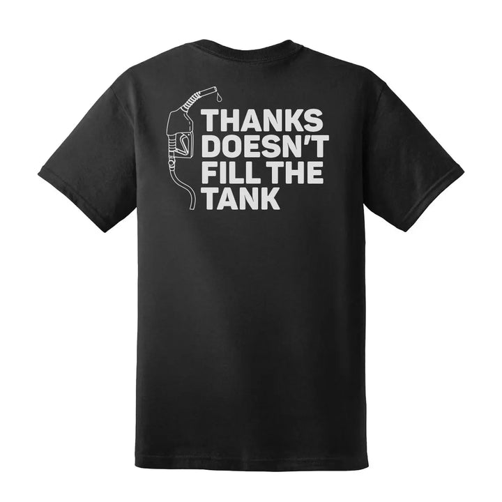 Thanks Doesn't Fill the Tank Boating T-Shirt - Roostertails