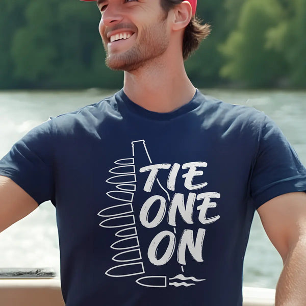 Tie One On! Boating T-Shirt - Roostertails